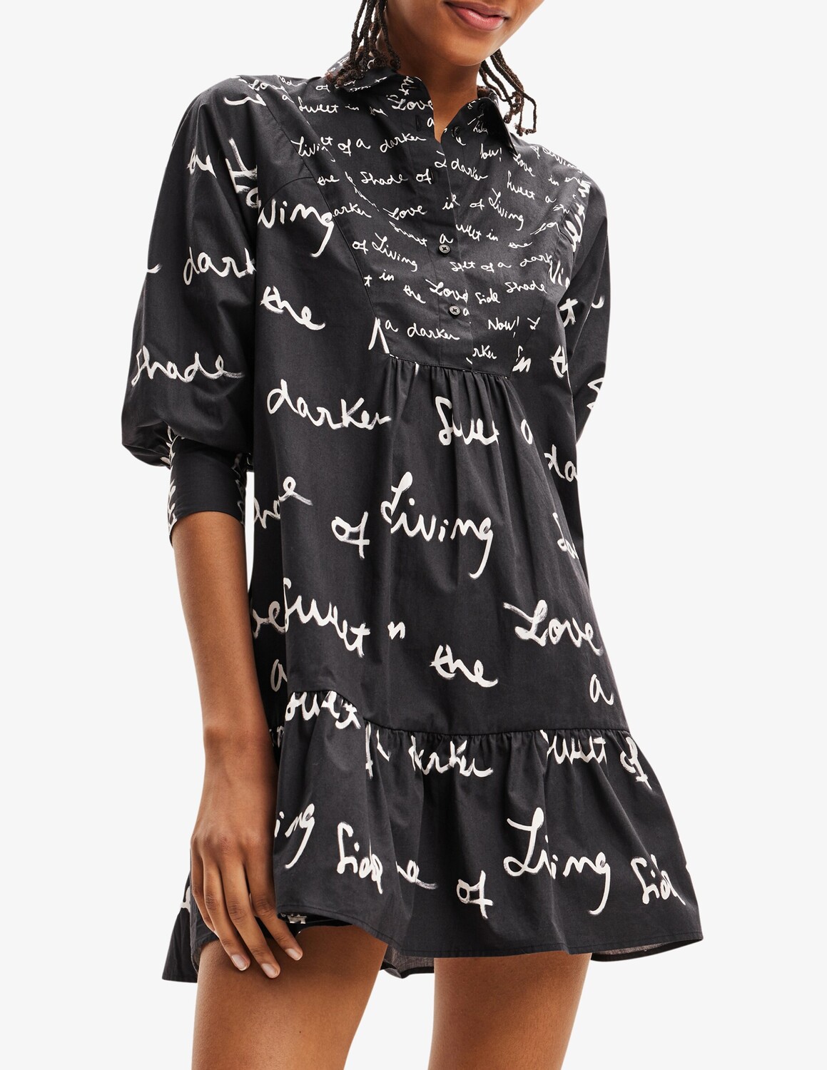 

Платье мини Salton Desigual, черный