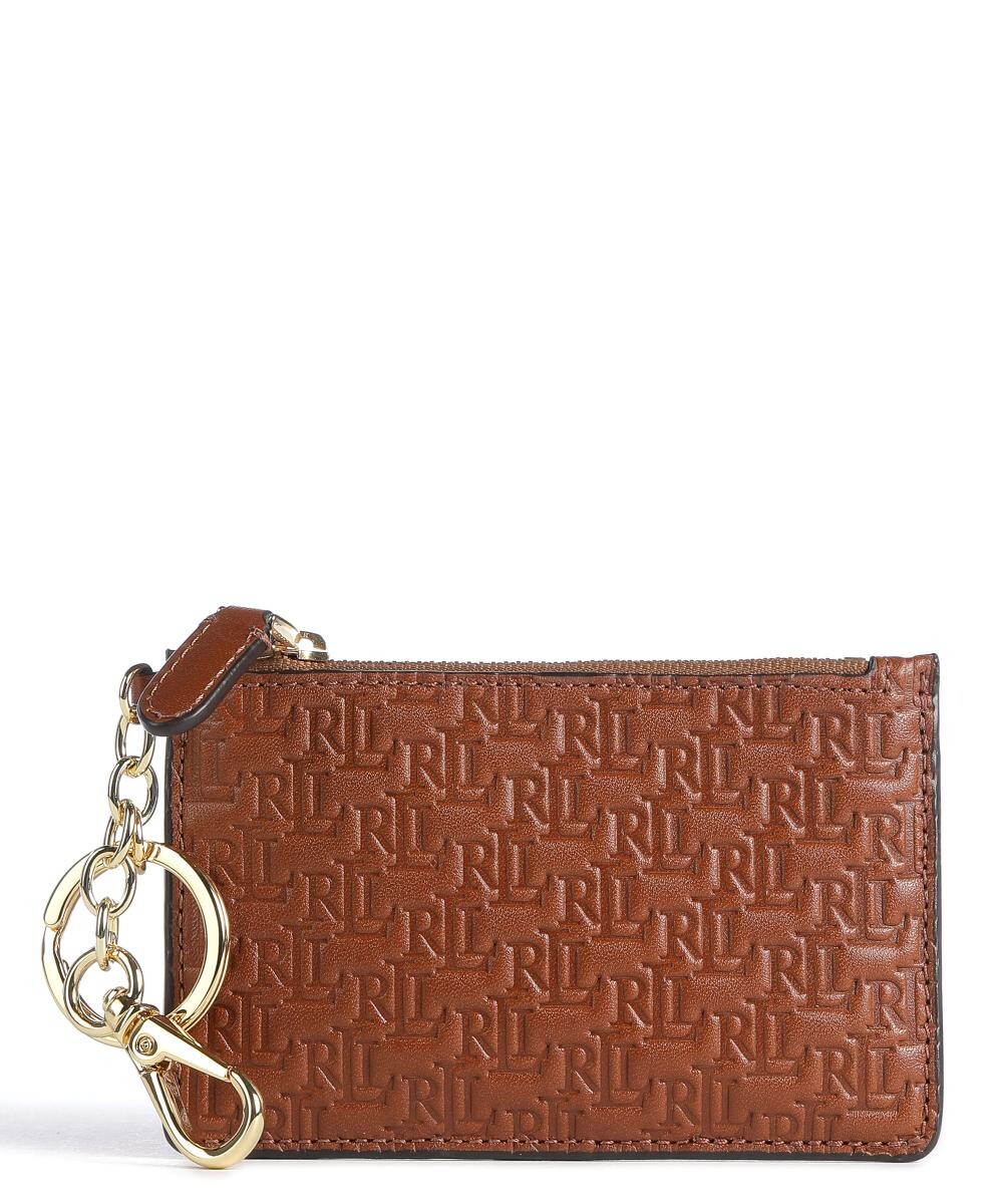 

Кошелек из яловой кожи с тиснением Lauren Ralph Lauren, коричневый