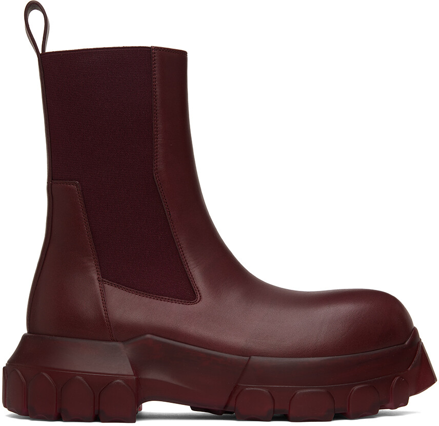 

Розовые ботинки челси Rick Owens Edfu Beatle Bozo Tractor, Розовый
