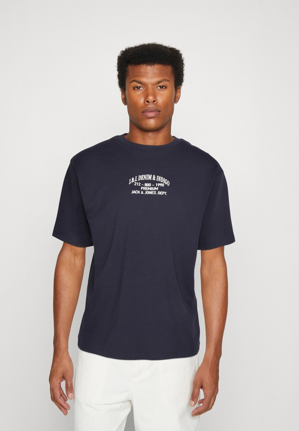 

Футболка с принтом JPRBLUCARL TEE Jack & Jones, идеальный темно-синий