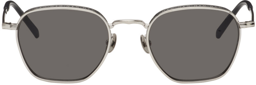 

Серебряные солнцезащитные очки M3101 Matsuda, цвет Palladium white