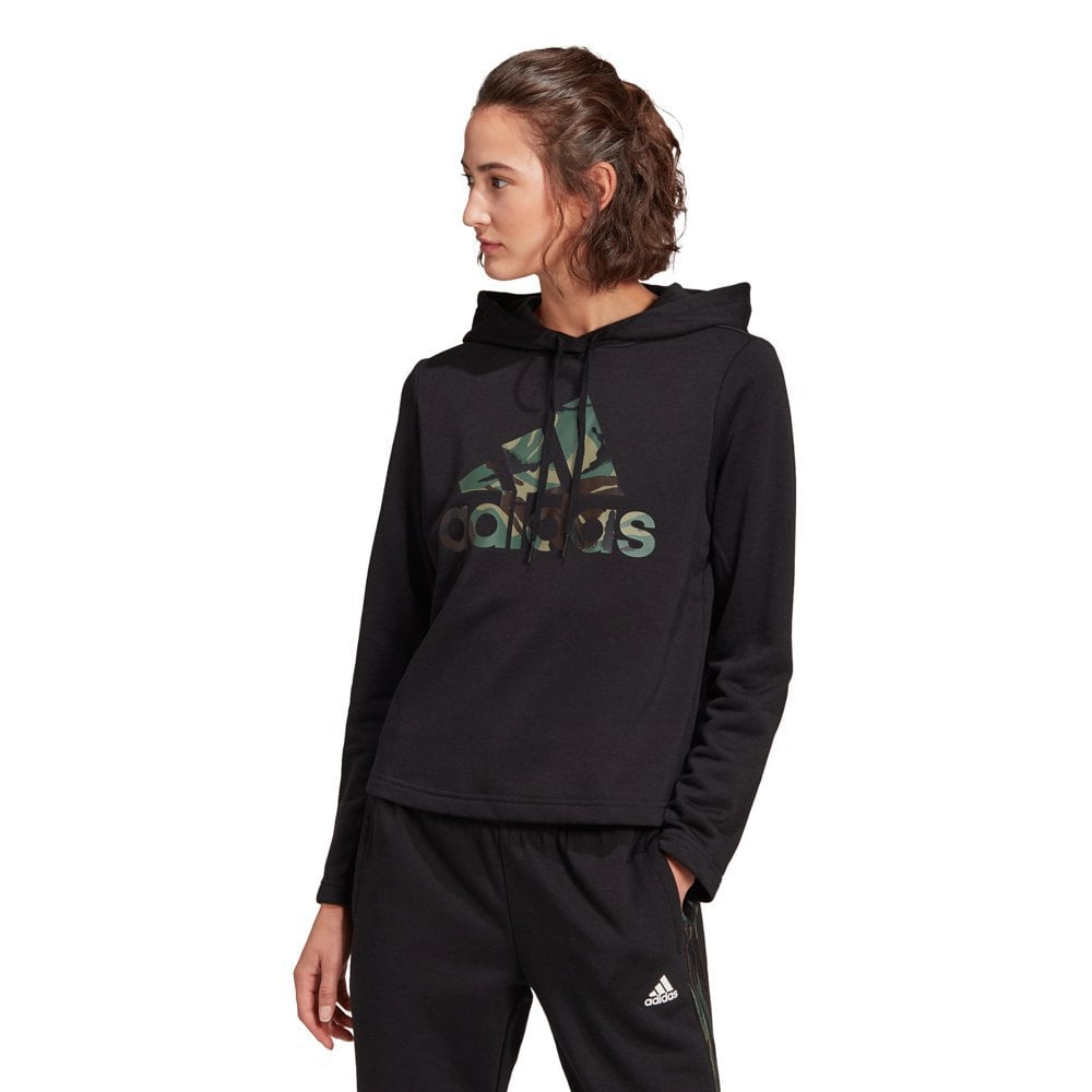 

Худи adidas Sportswear Essentials Camouflage Logo, черный