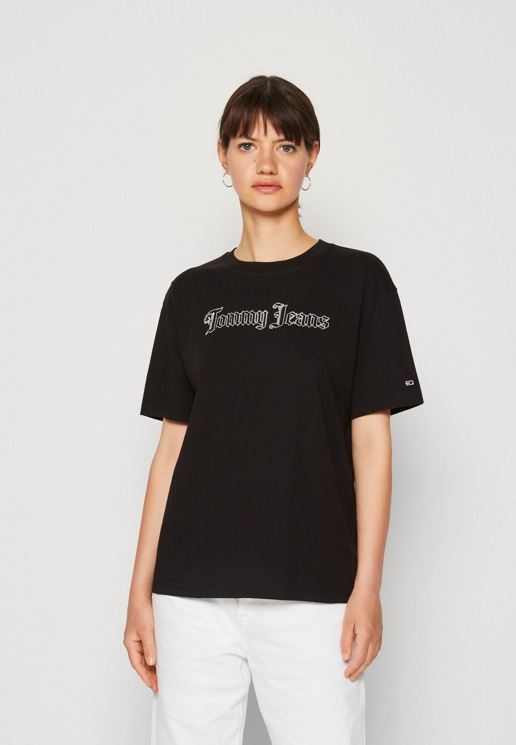 

Футболка с принтом Tommy Jeans, черный