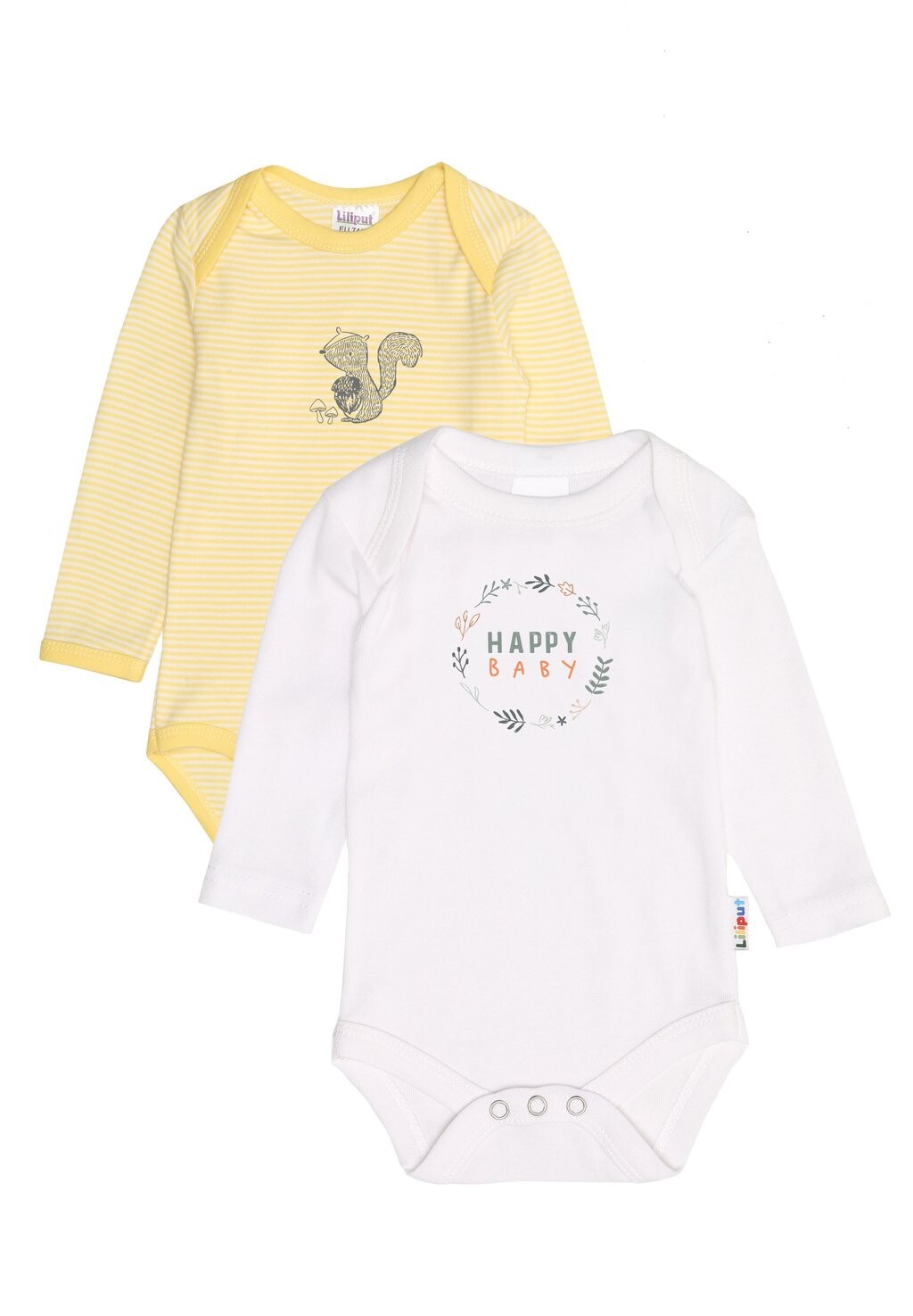 

Боди 2 PACK Liliput, цвет gelb-weiß gestreift / weiß