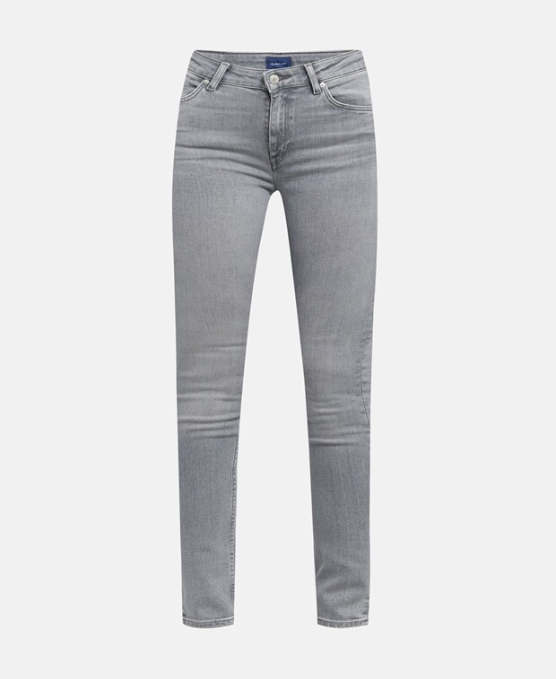

Джинсы узкого кроя Gant, цвет Medium Grey