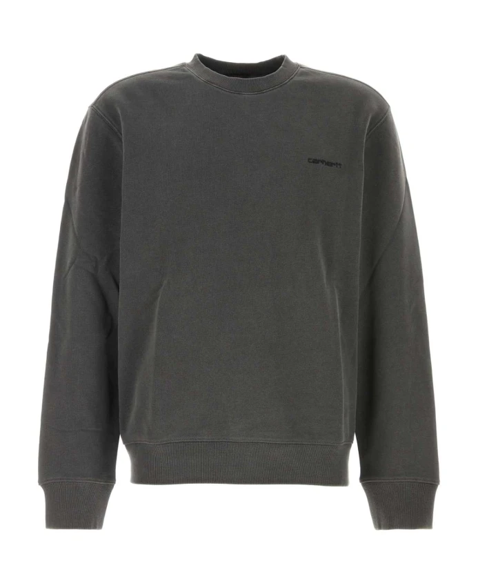 

Толстовка Dark Duster с надписью Carhartt Wip, серый