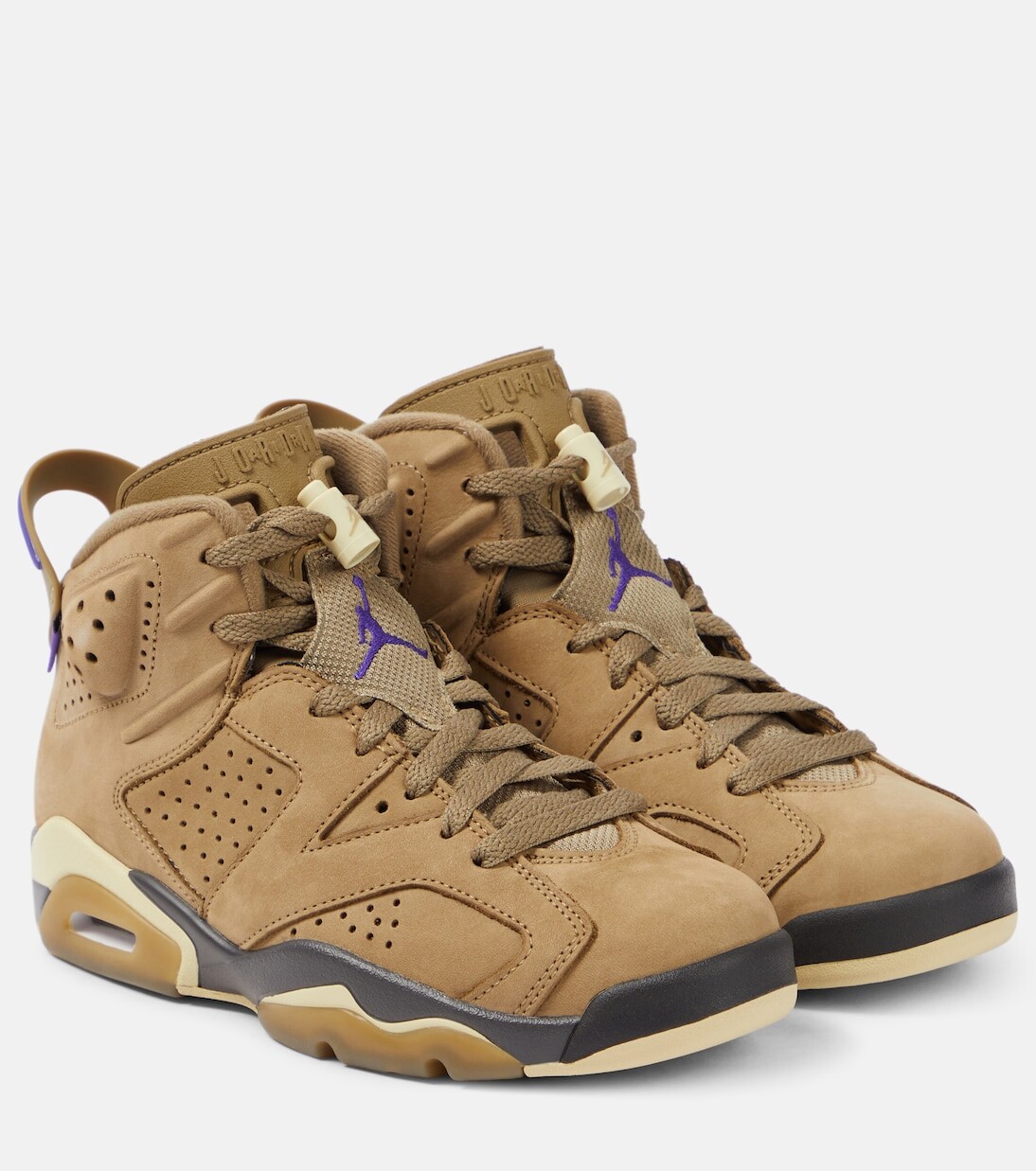 

Кроссовки Air Jordan 6 Retro Nike, коричневый