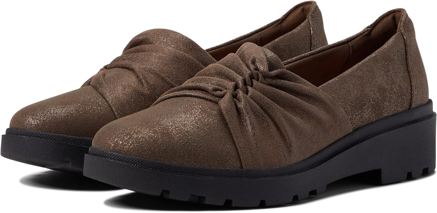 

Лоферы Calla Style Clarks, цвет Bronze Metallic Synthetic