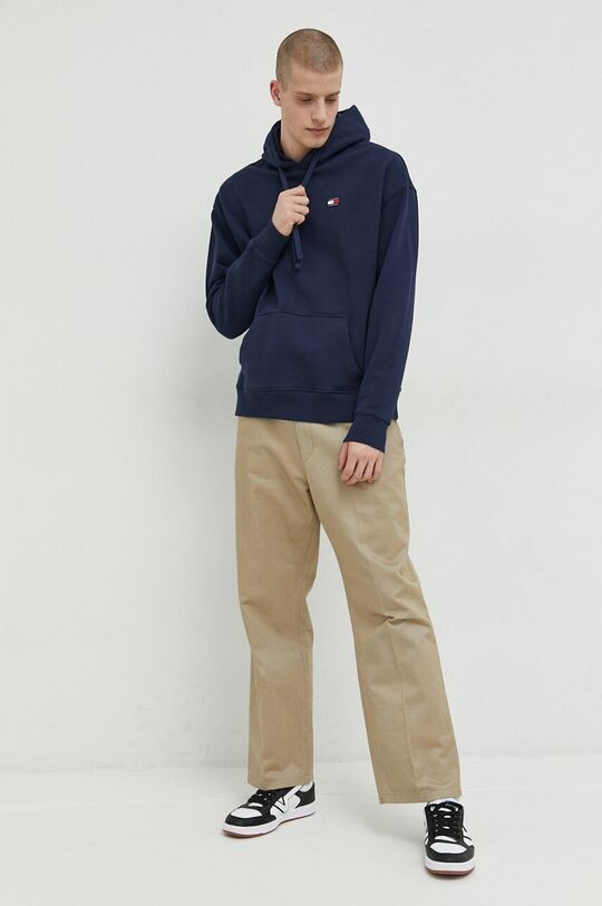 

Хлопковая толстовка Tommy Jeans, темно-синий