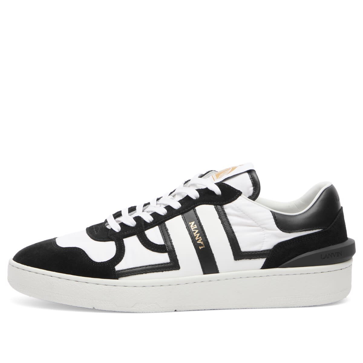 

Кроссовки Lanvin Nylon Clay Low Top Sneaker, цвет Optic White & Black
