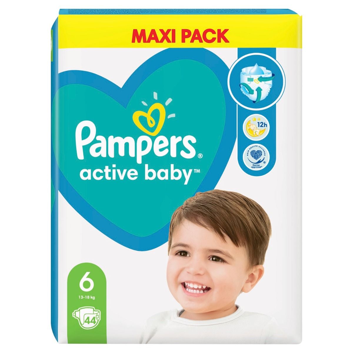 Одноразовые подгузники для детей Pampers Active Baby 6, 124 шт