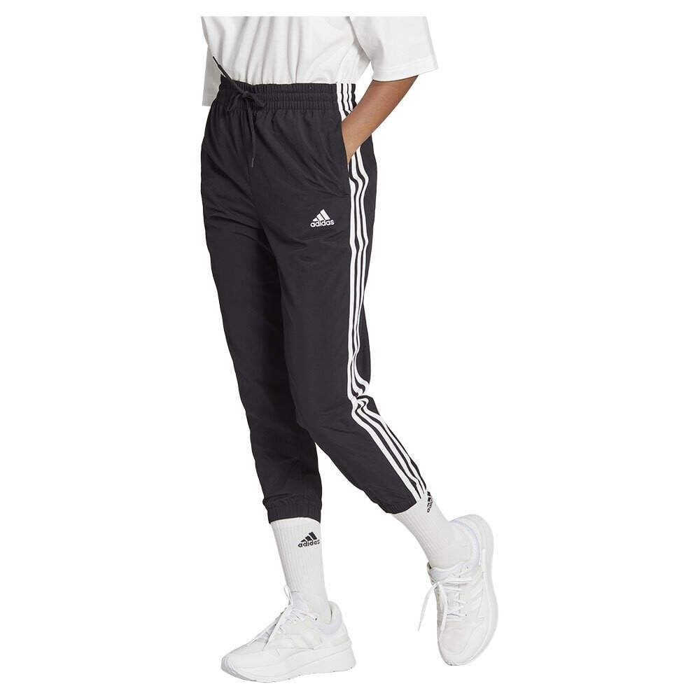 

Брюки adidas Essentials 3 Stripes Woven 7/8, черный