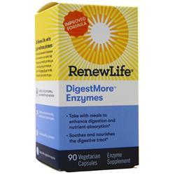 Renew Life DigestMore ферменты 90 вег капсул пробиотик для ежедневного применения 90 капсул digestmore ultra enzymes renew life