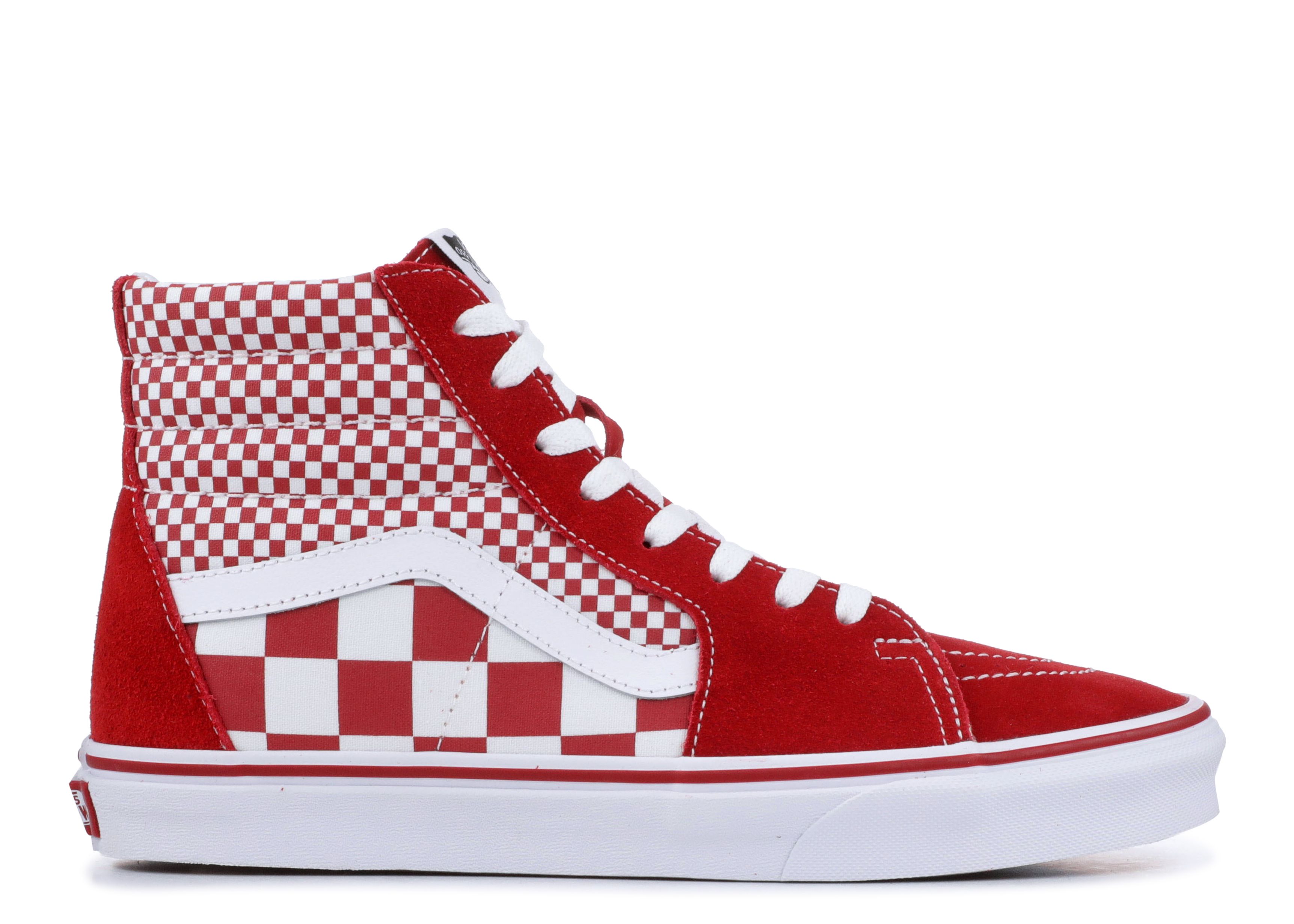 

Кроссовки Vans Sk8-Hi 'Red Mix Checker', красный