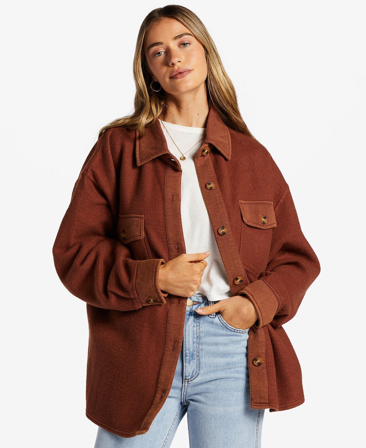 

Флисовая куртка большого размера Any Time для юниоров Billabong