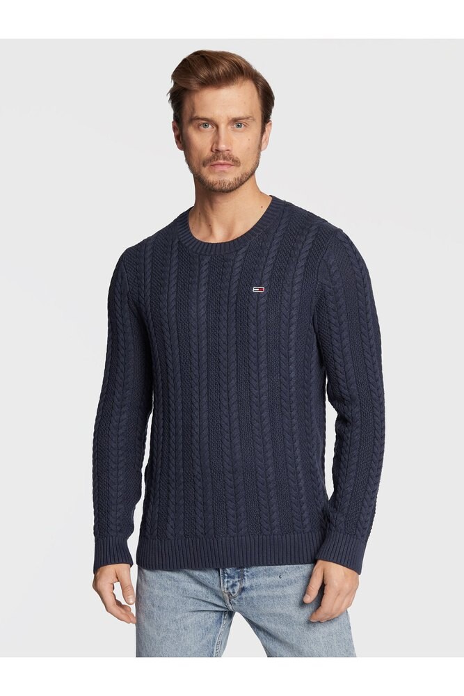 

Свитер Tommy Jeans Round Neck, синий