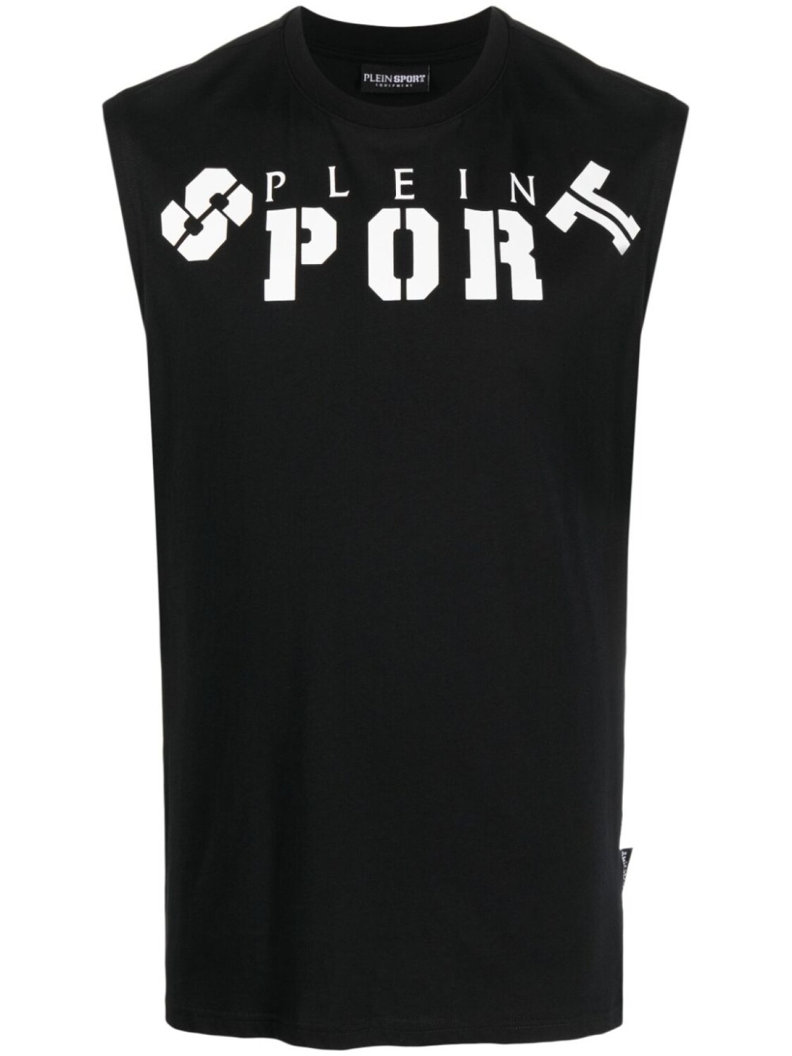 

Топ с логотипом Plein Sport, черный