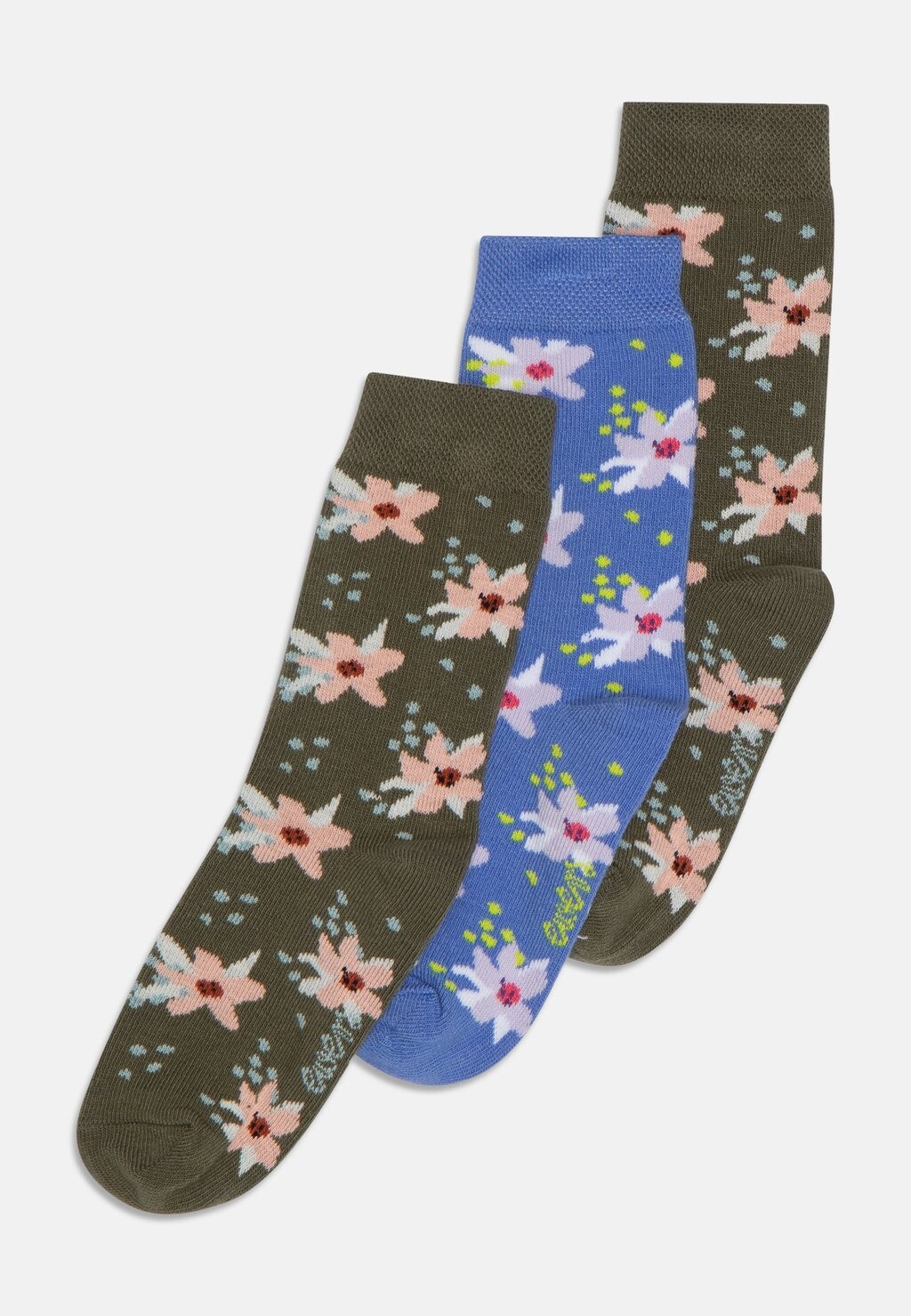 

Носки FLOWERS 3 PACK Ewers, цвет green/blue