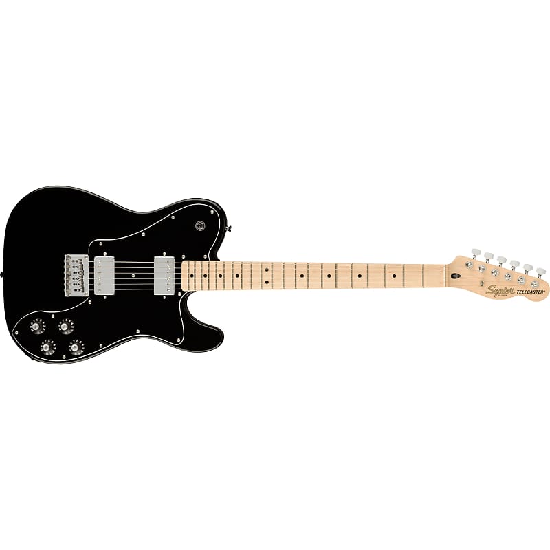 Электрогитара Fender Squier Affinity Series Telecaster Deluxe Guitar, Maple Fingerboard, Black
