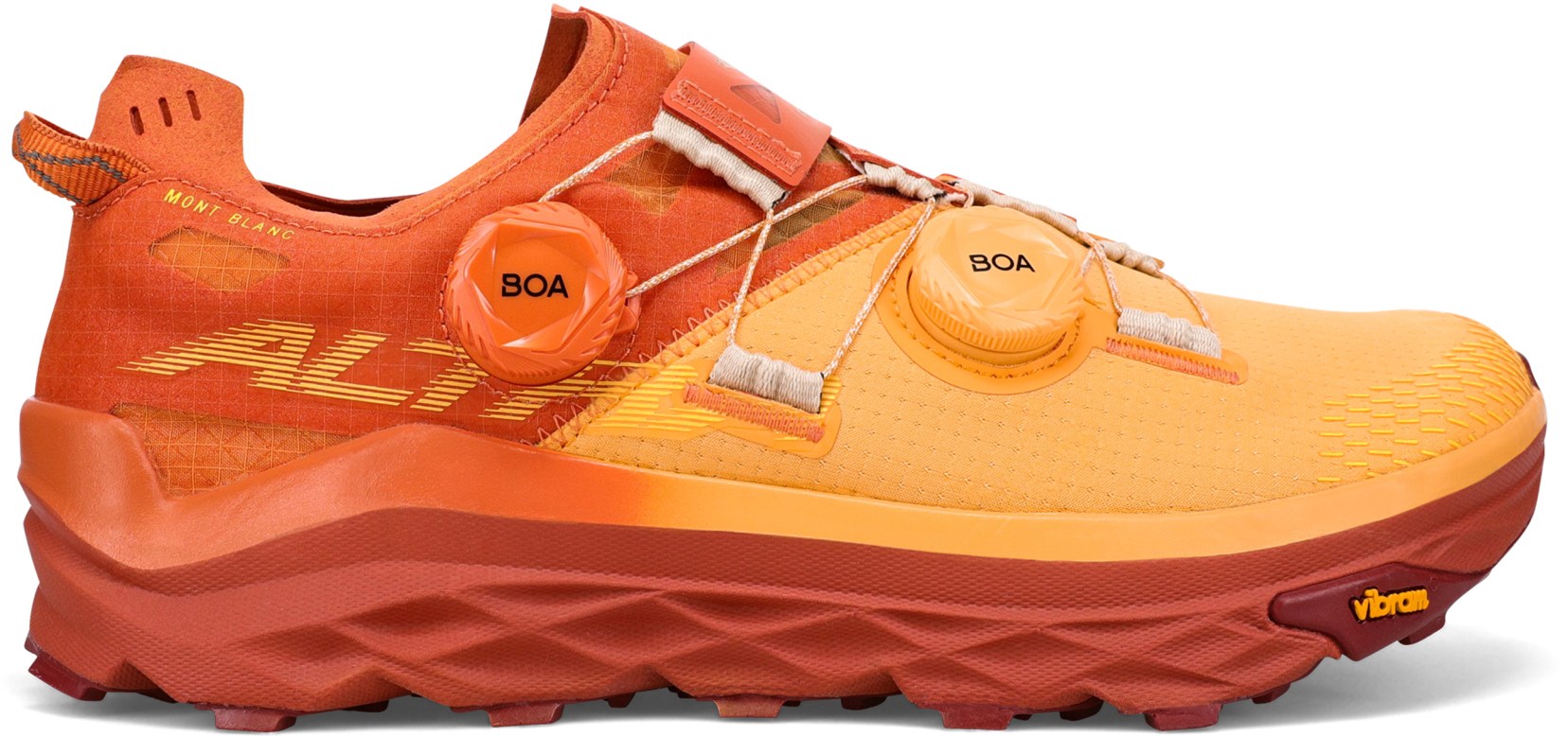 цена Кроссовки для трейлраннинга Mont Blanc Boa – мужские Altra, оранжевый