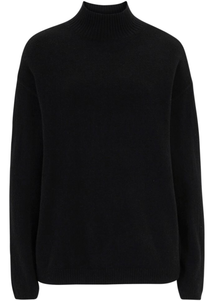 

Шерстяной свитер оверсайз с содержанием good cashmere standard Bpc Selection Premium, черный
