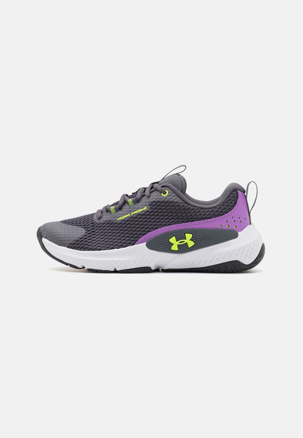 Кроссовки DYNAMIC SELECT Under Armour, цвет castlerock/provence purple/high-vis yellow