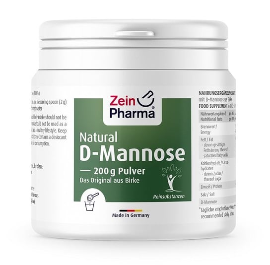 Zein Pharma, D-Mannose, натуральная D-манноза, порошок, 200 г