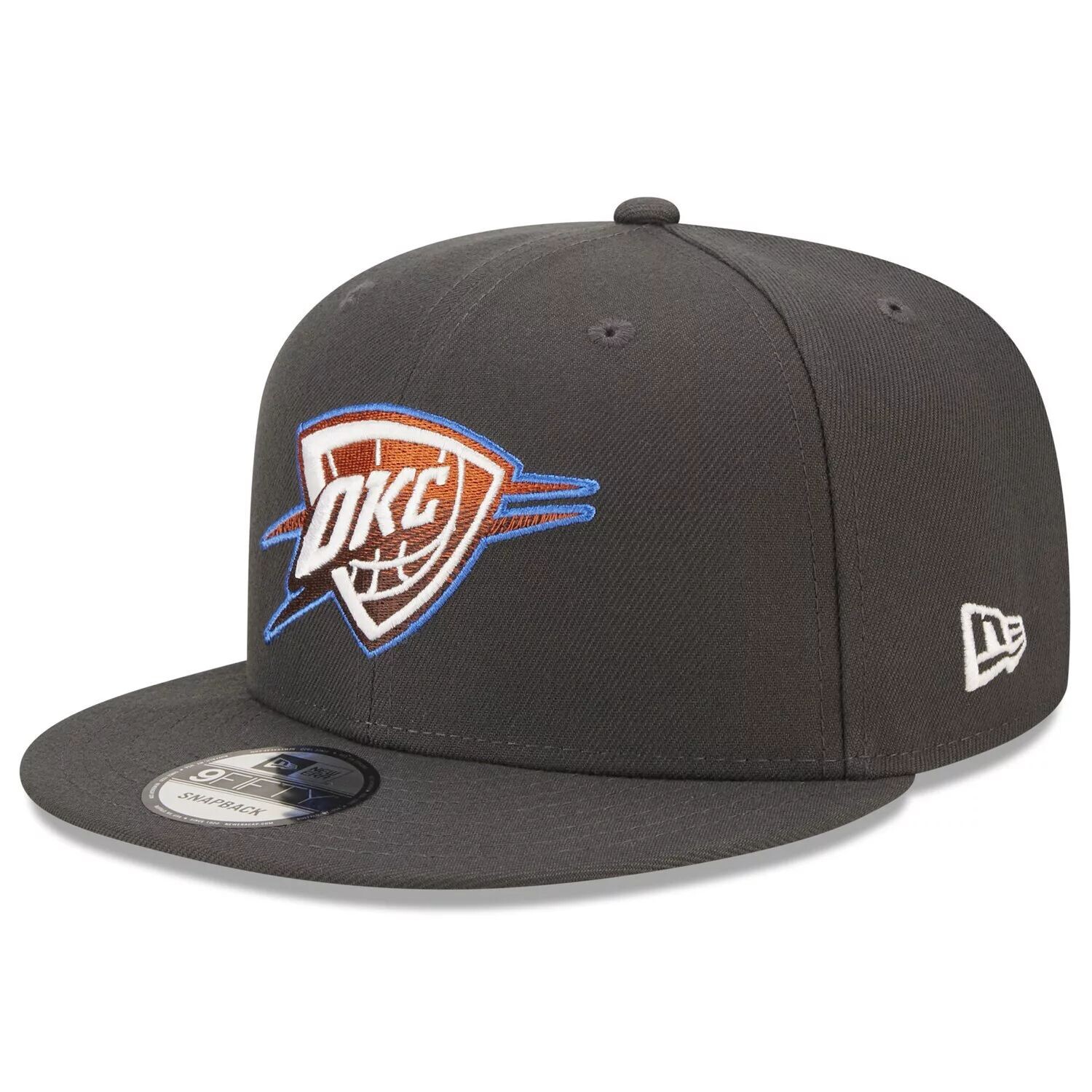 

Мужская темно-синяя регулируемая шляпа New Era Oklahoma City Thunder 2022/23 City Edition 9FIFTY Snapback