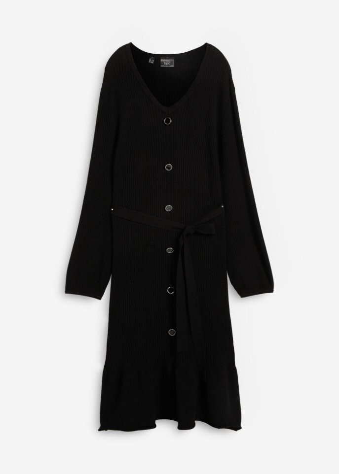 

Трикотажное платье Bpc Bonprix Collection, черный