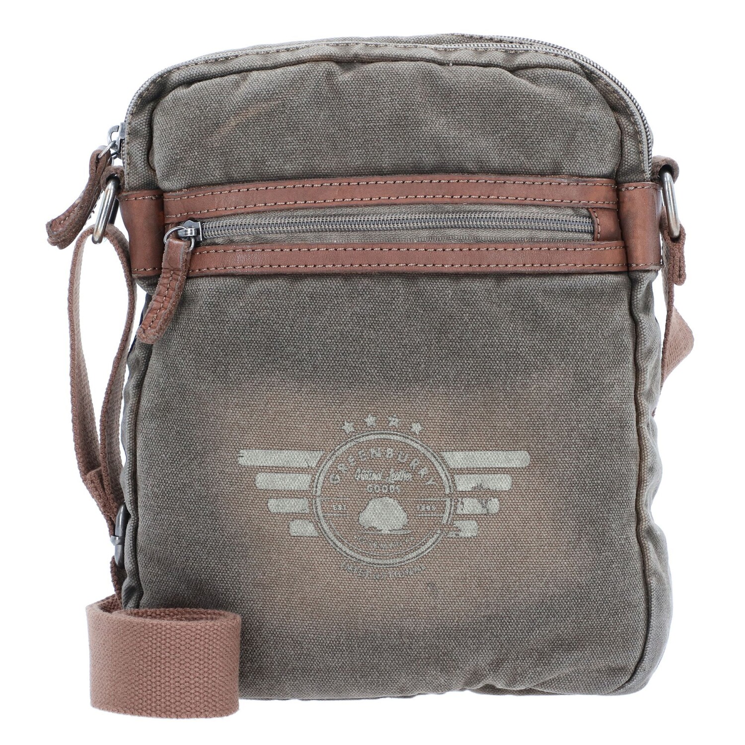 

Сумка через плечо Greenburry Vintage Aviator 22 см, хаки
