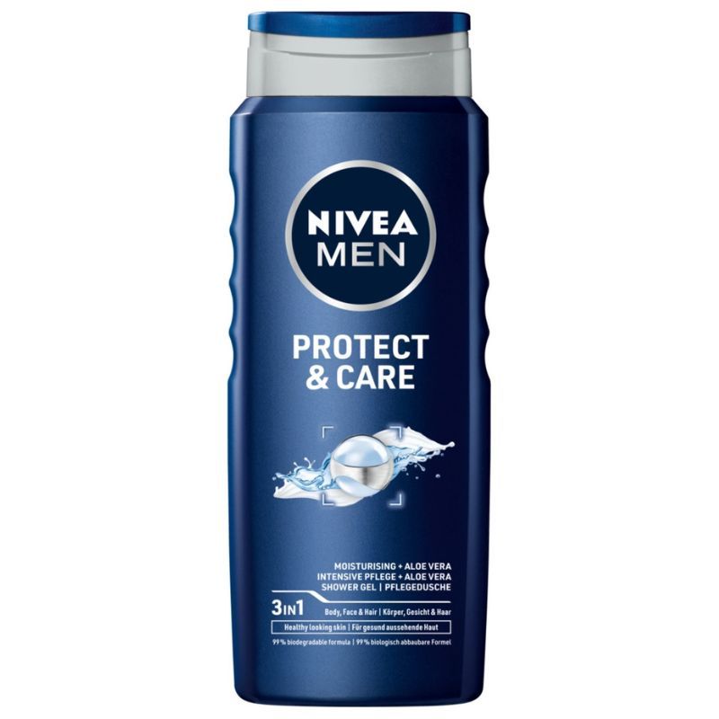 Nivea Protect & Care гель для душа, 500 ml nivea care гиалуроновый гель