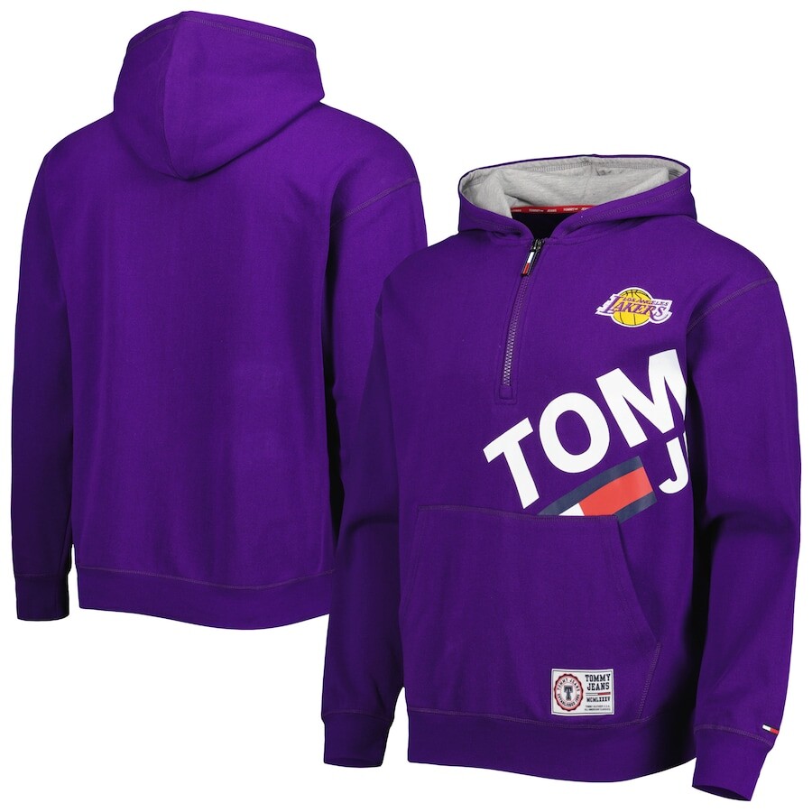 

Куртка Tommy Jeans Los Angeles Lakers, фиолетовый