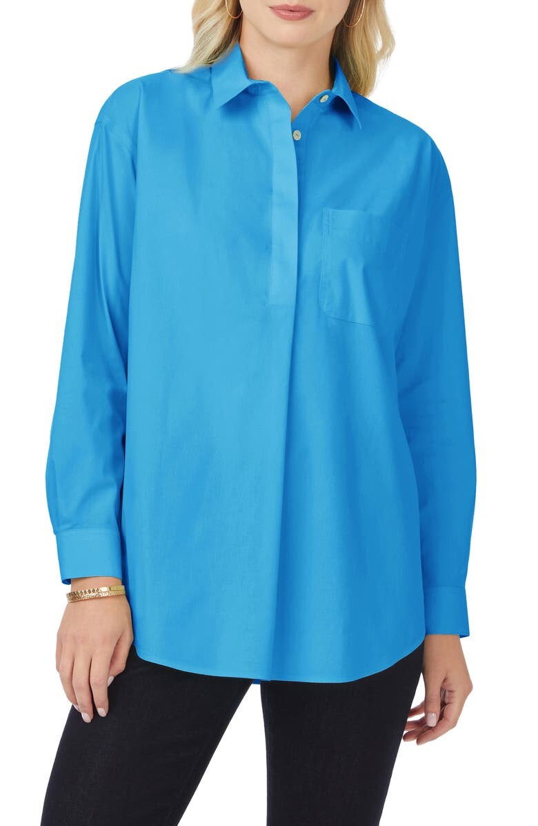 Топ-туника Lacey Non-Iron Popover FOXCROFT