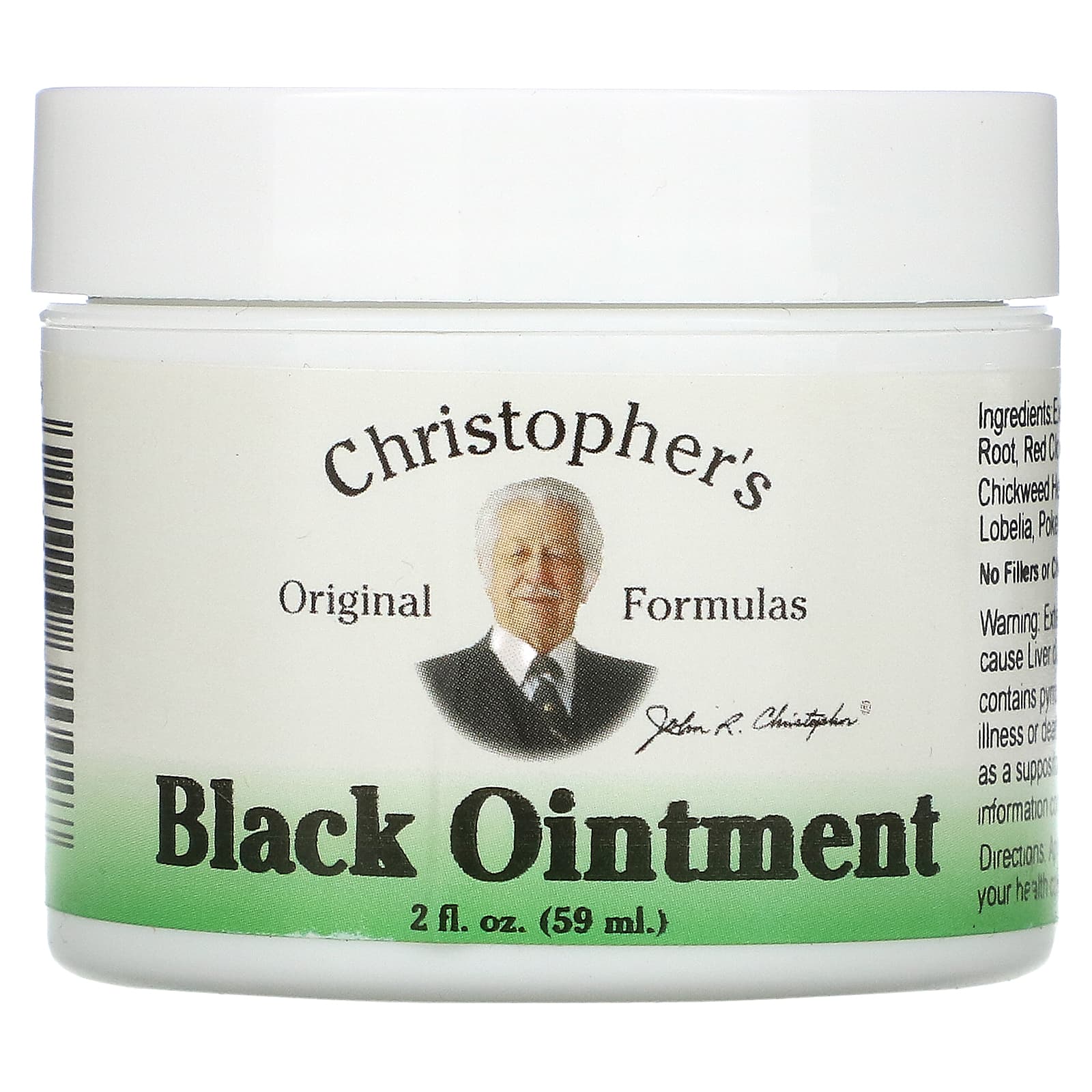 Christopher's Original Formulas Black Ointment противовоспалительная 59 мл (2 жидкие унции) формула sinus plus 2 жидкие унции 59 мл christopher s original formulas