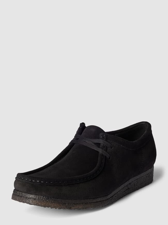 

Мокасины из натуральной кожи модель WALLABEE Clarks, черный