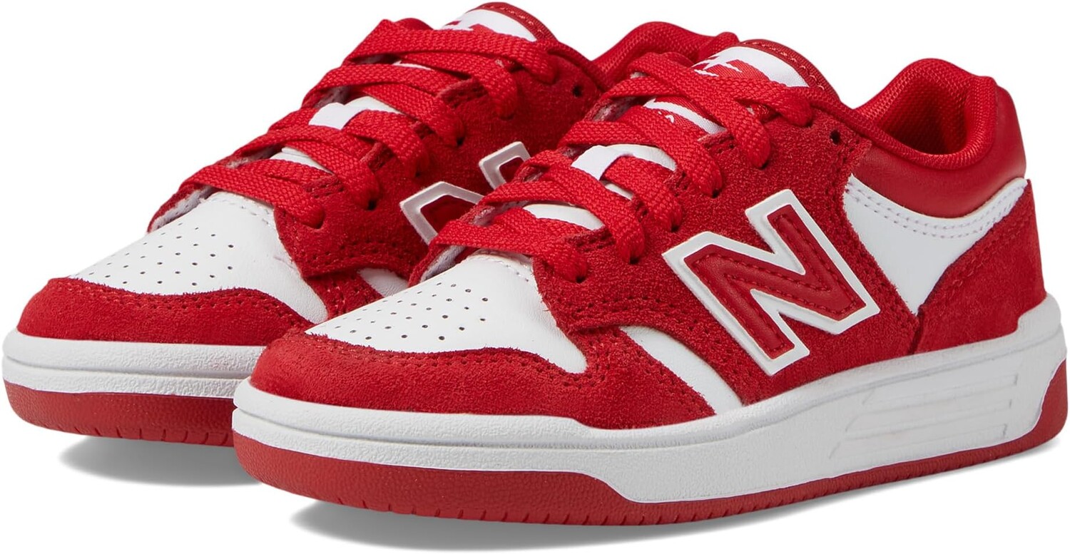 

Кроссовки 480 New Balance, цвет Team Red/White