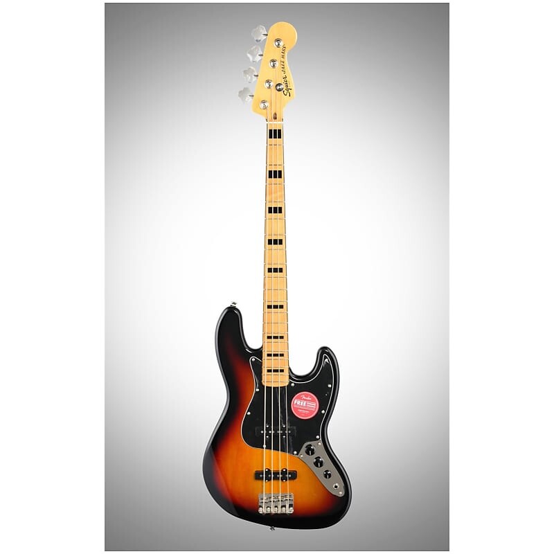 

Басс гитара Squier Classic Vibe '70s Jazz Electric Bass, with Maple Fingerboard, 3-Color Sunburst