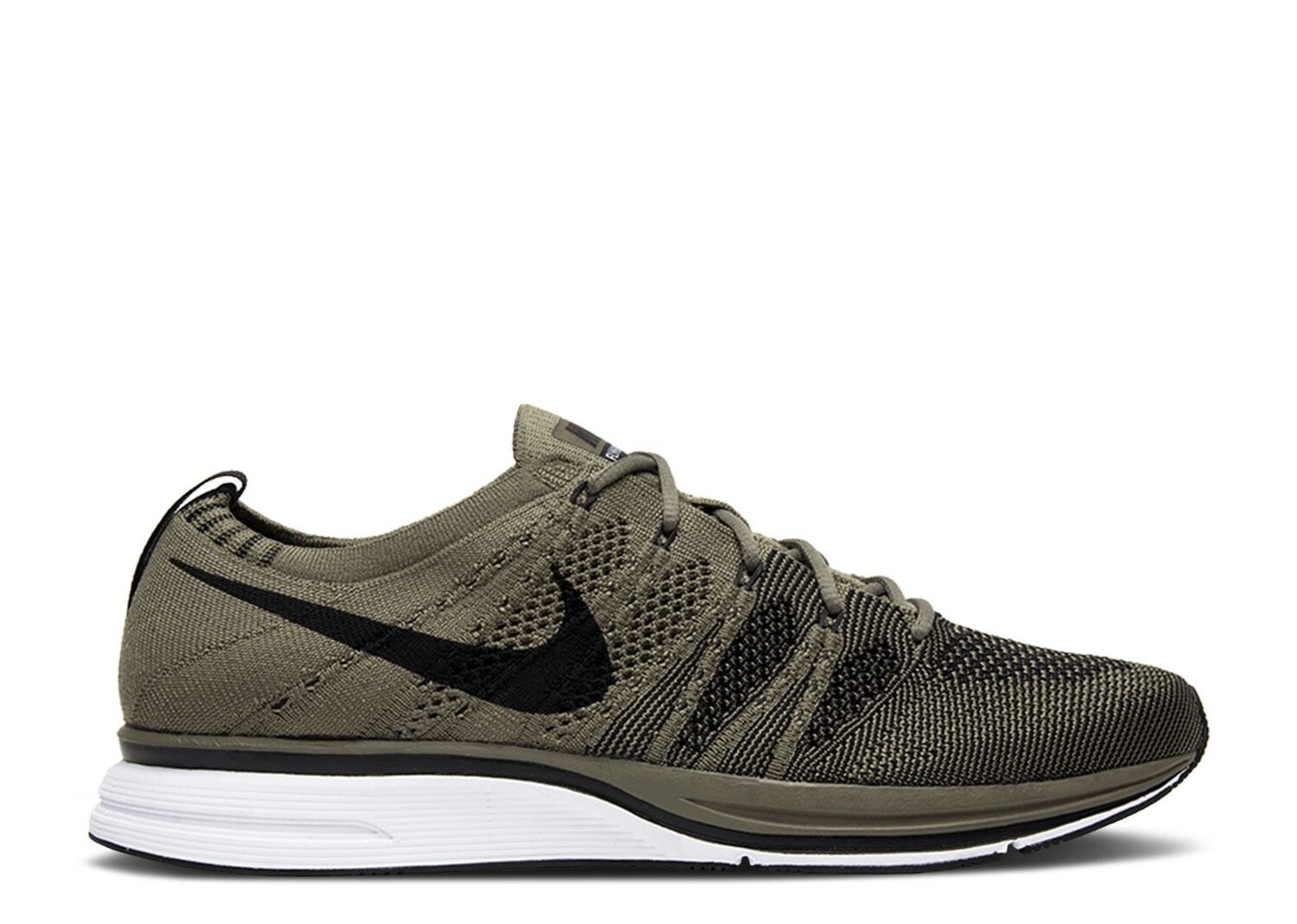 

Кроссовки Nike Flyknit Trainer 2017 'Olive', зеленый