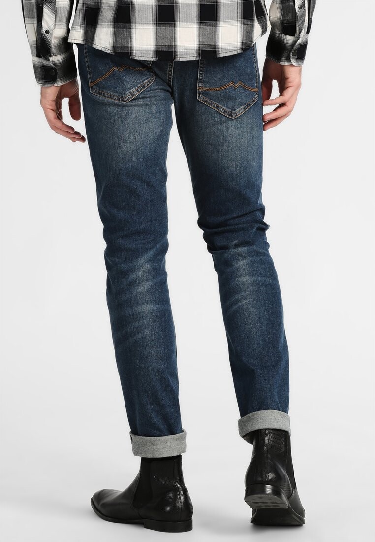 

Джинсы облегающего кроя OREGON TAPERED Mustang, синий деним