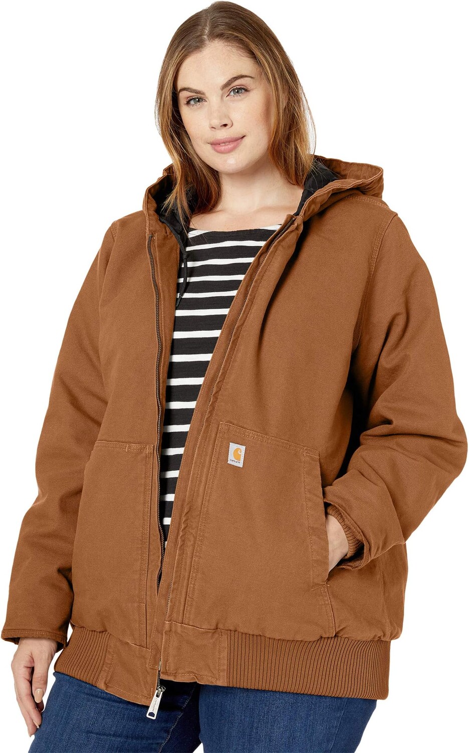 

Куртка WJ130 Washed Duck Active Jacket Carhartt, черный