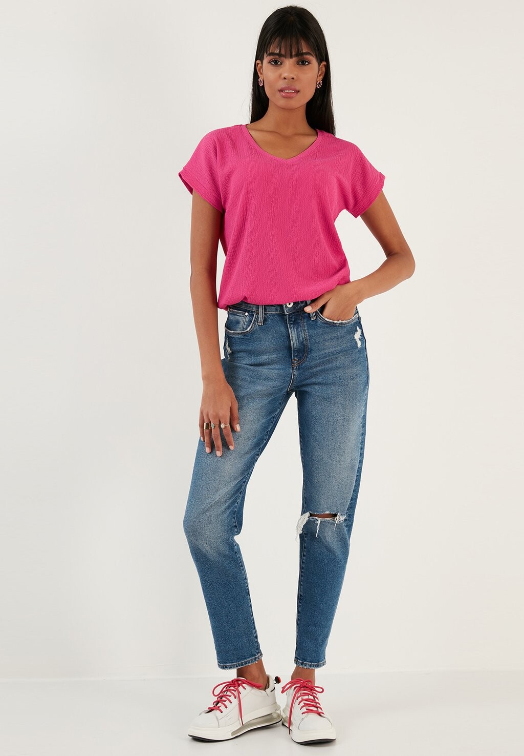 

Блузка Regular Fit LELA, розовый