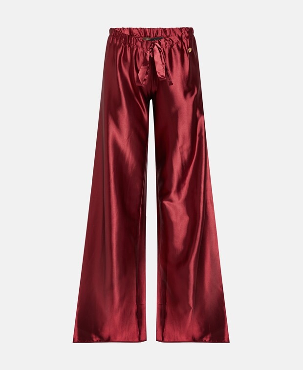 

Широкие брюки Roberto Cavalli, темно-красный