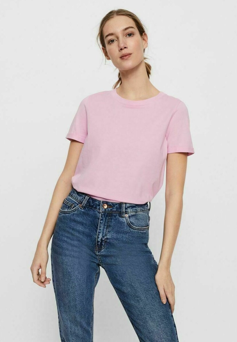 

Базовая футболка Vmpaula Vero Moda, цвет pastel lavender