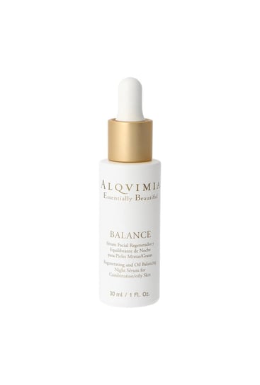 Регенерирующая и балансирующая масло ночная сыворотка для комбинированной/жирной кожи Сыворотка для лица Alqvimia Balance