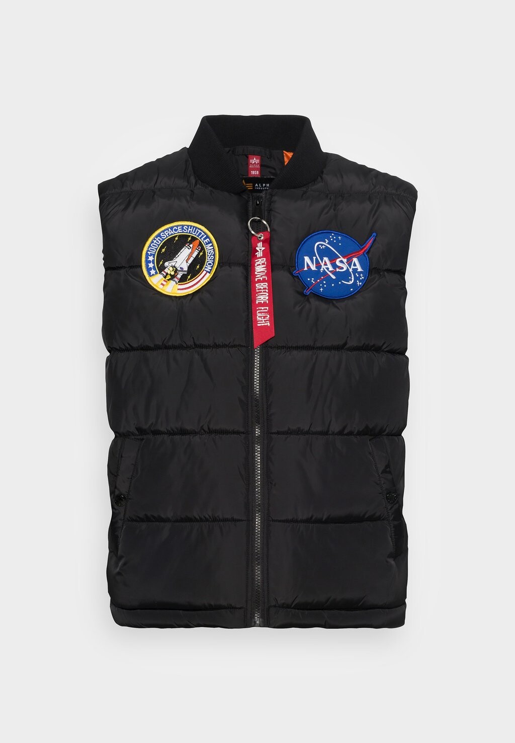 

Жилет Alpha Industries ЖИЛЕТ ПУФФ NASA, черный
