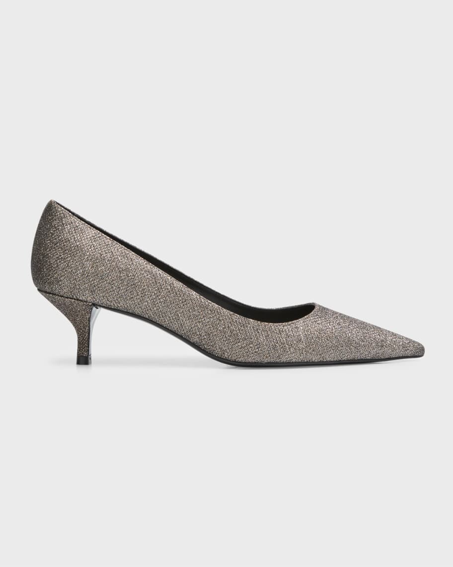 

Туфли-лодочки Stuart Shimmer Kitten-Heel Stuart Weitzman