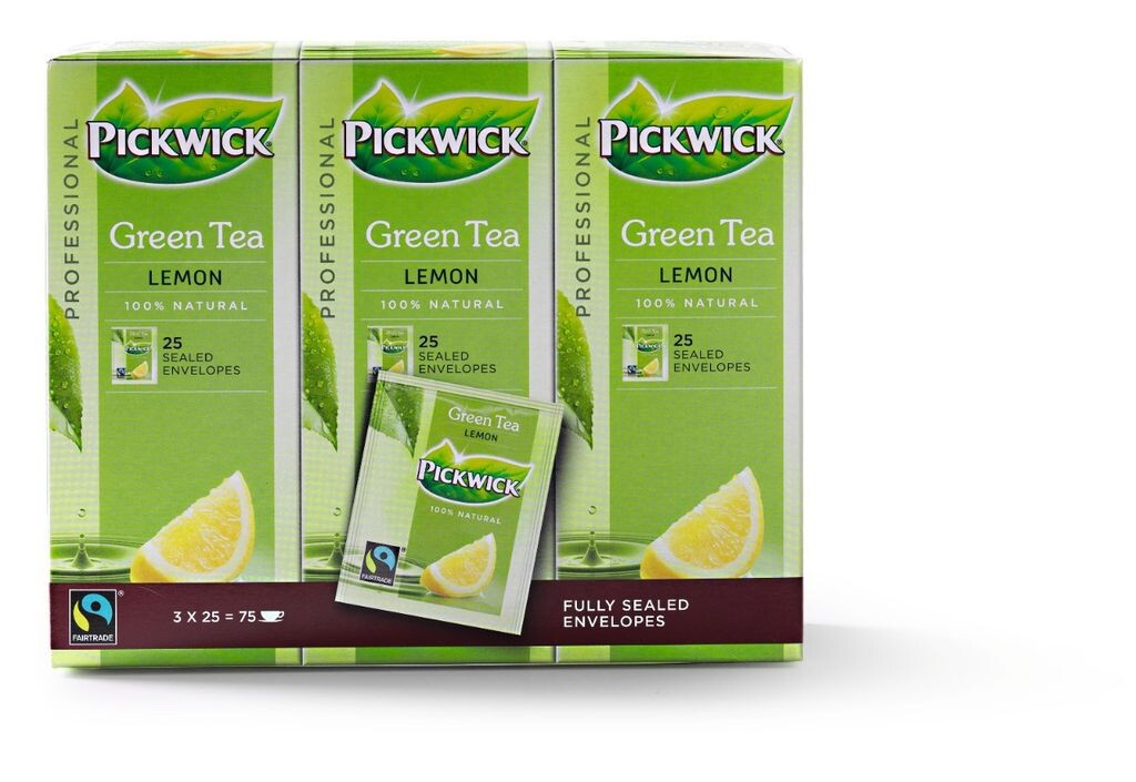 

Чай Pickwick Professional Зеленый Лимон Fairtrade 150 грамм