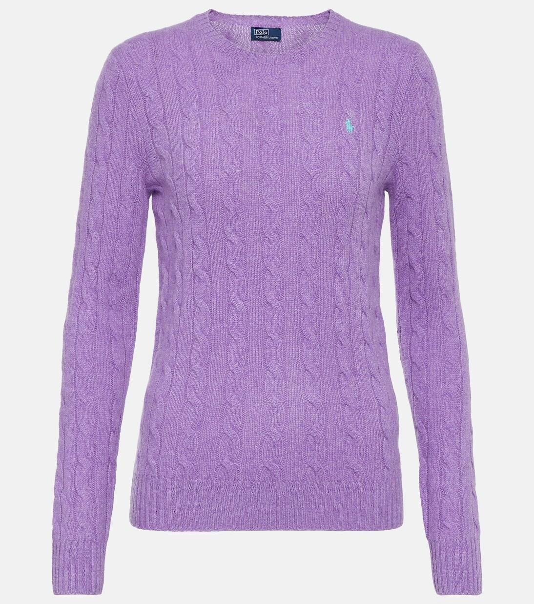 

Свитер из шерсти пони и кашемира Polo Ralph Lauren, фиолетовый