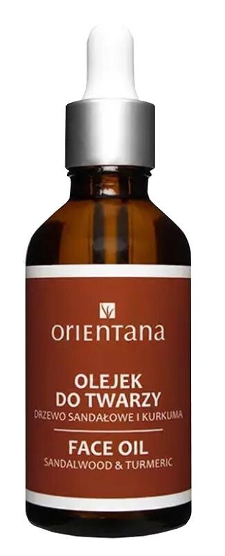 цена Orientana Drzewo Sandałowe i Kurkuma масло для лица, 50 ml