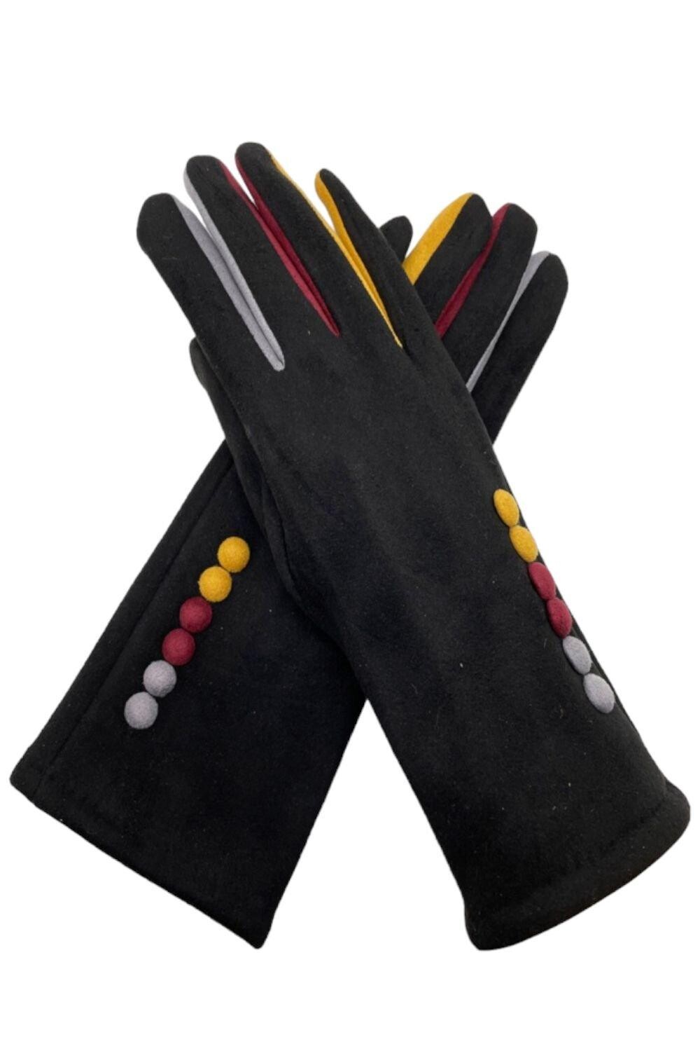 

Перчатка с пуговицами LL Accessories, черный
